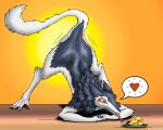  &lt;3 5:4 ass_up cheese dairy_products female food heartlessangel3d hi_res jack-o&#039;_pose pose sergal solo tail tongue tongue_out 