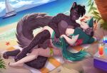  2023 4_toes 5_fingers anthro anthro_on_anthro anthro_penetrated anthro_penetrating anthro_penetrating_anthro anus balls beach beverage black_body black_fur black_hair blonde_hair breasts butt canid canine canis cel_shading claws detailed_background duo feet felid female female_penetrated finger_claws fingers fur genitals grey_body grey_fur grey_nose hair hi_res hindpaw humanoid_hands lying male male/female male_penetrating male_penetrating_female mammal melianah multicolored_body multicolored_fur nipples nude on_side outdoor_nudity outdoor_sex outside outside_sex pantherine paws penetration penile penile_penetration penis penis_in_pussy pink_nose sea seaside sex sex_on_the_beach shaded spots spotted_body spotted_fur teeth text toe_claws toes two_tone_body two_tone_fur url vaginal vaginal_penetration water white_body white_fur wolf 