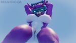  3d_(artwork) anthro big_breasts breasts camelid digital_media_(artwork) dj_bop epic_games female fortnite hi_res llama mammal meatroza nude solo under_boob 