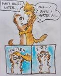  anthro comic domestic_cat domestic_ferret duo felid feline felis female grunge hi_res male male/female mammal mustelid musteline painting_(artwork) punk retro roganaut traditional_media_(artwork) true_musteline vintage watercolor_(artwork) weasel 