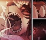  absurd_res bodily_fluids crash extreme_size_difference fangs first_person_view golderoug hi_res open_mouth saliva ship size_difference species_request td_(artist) teeth tired tongue vehicle vore watercraft yawn 