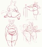  2021 anthro belly bottomwear bra butt cettus chair clothed clothing container cup cute_expression cutlery domestic_cat eating eyes_closed felid feline felis female food front_view furniture hotpants kitchen_utensils mammal nude overweight overweight_anthro overweight_female panties pants plate raised_leg rear_view shirt shorts sitting sketch sketch_page slightly_chubby slightly_chubby_anthro slightly_chubby_female smile standing stretching table tools topwear underwear underwear_only yoga 