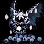 bad_end black_background closed_eyes commentary_request crown disembodied_limb horns kakuredo_ura kirby kirby&#039;s_return_to_dream_land_deluxe kirby_(series) lying magolor magolor_soul master_crown multiple_persona no_humans spoilers 