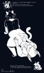  absurd_res all_fours anthro asriel_dreemurr asriel_dreemurr_(god_form) big_butt boss_monster bovid butt caprine catty_(undertale) chubby_female deltarune dracozhilla duo embarrassed excited felid feline female from_behind_position genitals goat hi_res humanoid humiliation male male/female mammal monochrome obscured_eyes penis penis_humiliation sex size_difference slightly_chubby small_penis small_penis_humiliation sph_(disambiguation) tail text undertale undertale_(series) 