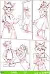  absurd_res anthro aogami cooking door female hi_res male penetrable_sex_toy sex_toy 