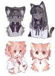  alternate_species anthro clothed clothing domestic_cat duo felid feline felis female feral feralized furrification hi_res homura_akemi kemono kuro_chromium madoka_kaname mahou_shoujo_madoka_magica mammal puella_magi 