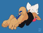  5_toes anthro duo feet female foot_fetish foot_focus foot_play genitals hi_res humanoid_feet macro male male/female masturbation micro mrguy820 penis plantigrade rouge_the_bat sega size_difference soles sonic_the_hedgehog sonic_the_hedgehog_(series) toes 