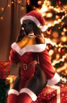  absurd_res anthro christmas female hi_res holidays irushi000 reptile scalie snake 