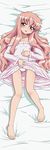  bed blush camisole craft108 dakimakura feet highres long_image louise_francoise_le_blanc_de_la_valliere panties pink_eyes tall_image underwear zero_no_tsukaima 