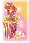  1girl animal_ears archie_comics ass barefoot edtropolis feet female furry looking_back minigirl naughty_face nude paws popcorn sally_acorn smile soles solo sonic_the_hedgehog tail toes 