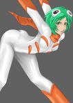  absurdres bad_id bad_pixiv_id bleach bodysuit green_hair highres k5586 kuna_mashiro scarf solo 