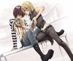  chocolate death_note indoors lowres male_focus matt matt_(death_note) mello multiple_boys shueisha yaoi 