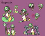  ambiguous_gender anthro apode bracelet clothing draconcopode ekans english_text european_mythology fangs fattywapp forked_tongue gallade gardevoir generation_1_pokemon generation_3_pokemon generation_4_pokemon glistening glistening_eyes gorgon gorgovoir greek_mythology green_body green_hair green_scales group hair hi_res hybrid jewelry legless looking_at_viewer model_sheet mythology naga nintendo open_mouth petrification pokemon pokemon_(species) reptile robe scales scalie serpentine singing snake teeth text tongue yellow_body yellow_scales 