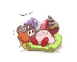  bel_(doting123) closed_eyes drill_kirby kirby kirby_(series) kirby_and_the_forgotten_land pillow sleeping twin_drill_kirby waddle_dee 