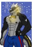  anthro big_tail black_body claws dragon horn how_to_dragon_your_train lights living_machine machine male muscular nicolasthewolf punk_hair reptile scalie smoke_from_nose snow snowing solo tail the_polar_express 