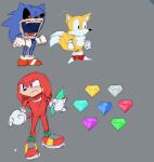  colored_sketch group hi_res humanoid knuckles_the_echidna male miles_prower moi_seto moisezt sega sketch sonic_the_hedgehog_(series) 