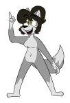  2016 4_fingers alpha_channel anthro arm_tuft barefoot biped black_eyebrows black_mouth black_nose black_pupils breast_tuft breasts brown_hair brown_tongue canid canine canis cheek_tuft chokovit_(artist) colored countershade_face countershade_neck countershade_torso countershading digital_drawing_(artwork) digital_media_(artwork) dipstick_tail elbow_tuft eyebrow_through_hair eyebrows facial_tuft featureless_breasts featureless_crotch feet female female_anthro fingers fluffy fluffy_tail freckles fur gloves_(marking) grey_tuft hair hi_res leg_markings long_tail mammal marion_wells markings naturally_censored navel nude nude_anthro nude_female open_mouth open_smile ponytail pupils raised_finger simple_background smile socks_(marking) solo standing tail tail_markings teeth toes tongue translucent translucent_hair transparent_background tuft white_body white_countershading white_inner_ear white_markings white_tuft wide_stance wolf wolf_tail yellow_eyes 