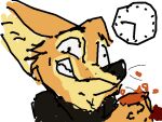  2022 4:3 animated anthro beverage canid canine clenched_teeth clock danilo_(tangerine) digital_media_(artwork) fennec fox fur male mammal multicolored_body multicolored_fur shaking short_playtime simple_background solo substance_intoxication tan_body tan_fur tangerine_(artist) tea teeth two_tone_body two_tone_fur whiskers 