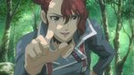  brigitte_stark red_hair screencap senjou_no_valkyria senjou_no_valkyria_1 solo tree 