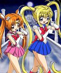  2girls bishoujo_senshi_sailor_moon cosplay mermaid_melody_pichi_pichi_pitch multiple_girls nanami_lucia parody sailor_chibi_moon_(cosplay) sailor_moon sailor_moon_(cosplay) seira_(mermaid_melody_pichi_pichi_pitch) tsuki_ni_kawatte_oshioki_yo 