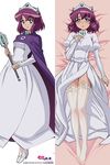  artist_request blue_eyes cape crown dress henrietta_de_tristain legs lowres lying purple_hair scepter short_hair standing thighs zero_no_tsukaima 