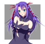  bad_id bad_pixiv_id bare_shoulders blue_eyes kiddy_girl-and kiddy_grade long_hair purple_hair q-feuille solo sys.ao 