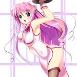  china_dress chinese_clothes dress long_hair original pink_hair solo sys.ao thighhighs 