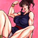  basilisk basilisk_(manga) breasts huge_breasts lips muscle ninja okoi 