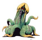  atlus demon dickhead kazuma_kaneko mara_(megami_tensei) monster official_art penis persona shin_megami_tensei tentacle 