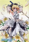 fate/stay_night fate/unlimited_codes happy_birthday maruchan saber saber_lily 