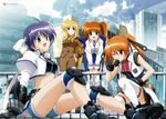  fate_testarossa mahou_shoujo_lyrical_nanoha mahou_shoujo_lyrical_nanoha_strikers subaru_nakajima takamachi_nanoha teana_lanster 