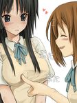  akiyama_mio hirasawa_yui k-on! les seifuku 