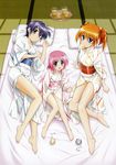  caro_ru_lushe cleavage mahou_shoujo_lyrical_nanoha mahou_shoujo_lyrical_nanoha_strikers pantsu subaru_nakajima teana_lanster yukata 