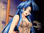  animated animated_gif bdsm blue_hair bondage bound bound_wrists breast_grab breasts grabbing large_breasts non-web_source ramsses romance_wa_tsurugi_no_kagayaki_2 