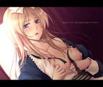  axis_powers_hetalia bad_id bad_pixiv_id belarus_(hetalia) blonde_hair blue_eyes blush breasts dress letterboxed long_hair medium_breasts nipples open_clothes solo tomoe_kiko translated untied 