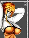  bad_source banned_artist bleach blonde_hair bluedemon13 breasts duplicate espada green_eyes large_breasts long_hair self_upload solo tier_harribel underboob 