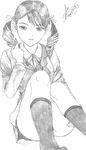  angel211283 curly_hair drawing girl uniform 