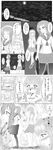  fukuji_mihoko greyscale highres monochrome multiple_girls saki takei_hisa translation_request yuri 