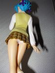  ass blue_hair figure kurono_kurumu kuruno_kurumu panties rosario+vampire short_hair underwear uniform upskirt 