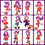  asamiya_athena chibi girl king_of_fighters kof purple_hair snk 