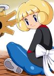  artist_request ass blonde_hair blue_eyes frontier_brain greta kogomi_(pokemon) lowres nintendo pokemoa pokemon shedinja soara 