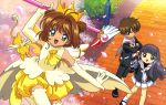  card_captor_sakura cheerio_2 daidouji_tomoyo kinomoto_sakura li_syaoran possible_duplicate 