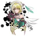  .hack//g.u. 1girl aida_(.hack//) atoli_(.hack//) bad_deviantart_id bad_id bare_shoulders black_sclera blonde_hair corruption elbow_gloves gloves hat heterochromia la-blanc mismatched_sclera short_hair sleeveless solo yellow_eyes 