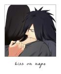  2boys black_hair multiple_boys naruto naruto_(series) senju_hashirama uchiha_madara yaoi 