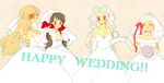  belarus hetalia_axis_powers hungary liechtenstein seychelles tagme wedding_dress 