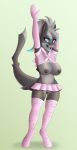  anthro big_breasts blue_eyes booponies breasts clothed clothing female fish invalid_tag legwear marine my_little_pony nipples open_mouth pussy shark sharkpony skirt smile standing teeth thigh_gap thigh_highs tongue transparent_shirt 