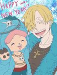  2boys age_difference highres multiple_boys one_piece sanji smile tagme tony_tony_chopper 