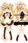  dakimakura maid multiple_views original rin_(royal) twintails 