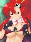  breasts drill duplicate kobayashi_yuuji large_breasts nipples solo tengen_toppa_gurren_lagann underboob yoko_littner 