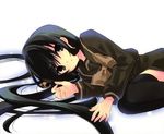  absurdres alastor_(shakugan_no_shana) highres itou_noiji jewelry long_hair lying pendant school_uniform shakugan_no_shana shana thighhighs zettai_ryouiki 